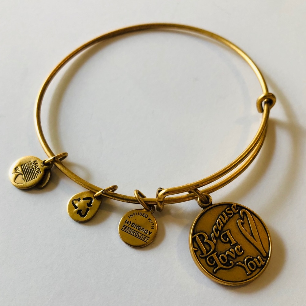 Perfect Gift! Alex and Ani EUC Gold Bangle